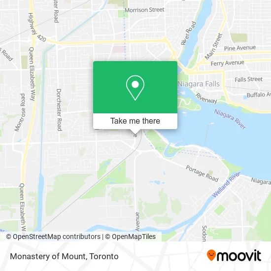 Monastery of Mount map