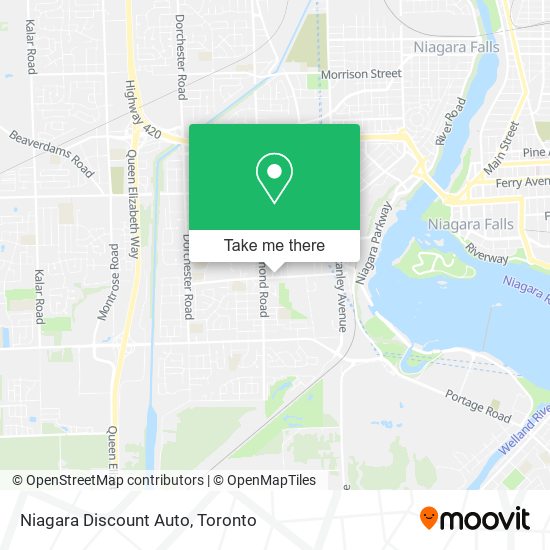 Niagara Discount Auto map