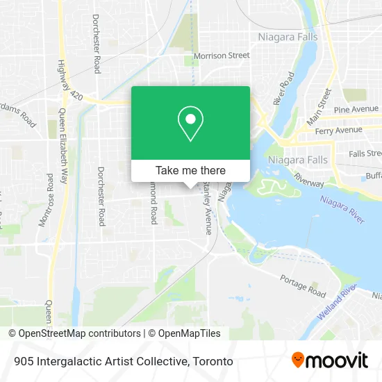 905 Intergalactic Artist Collective map