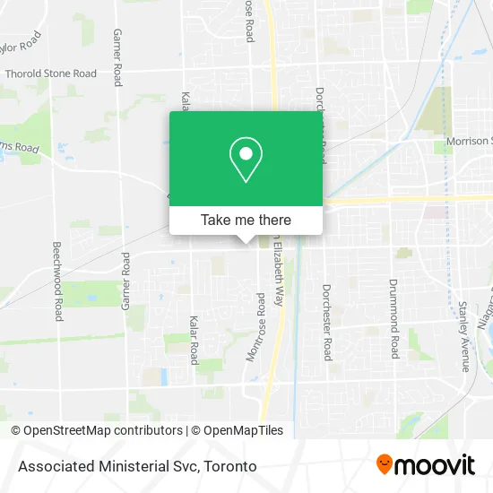 Associated Ministerial Svc map