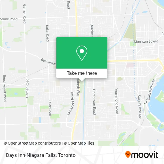 Days Inn-Niagara Falls map