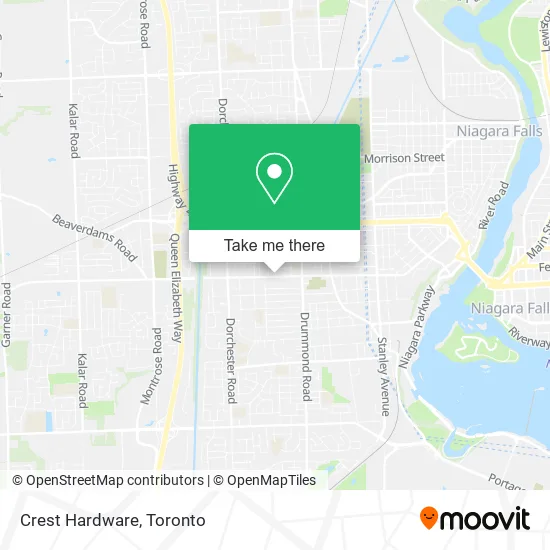 Crest Hardware map