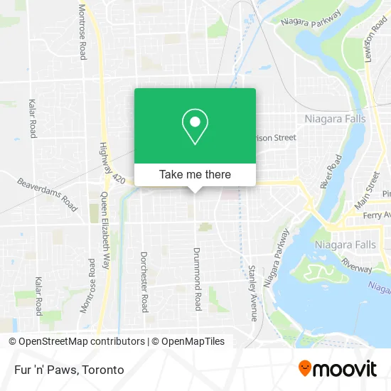 Fur 'n' Paws map