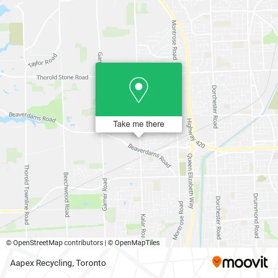 Aapex Recycling map