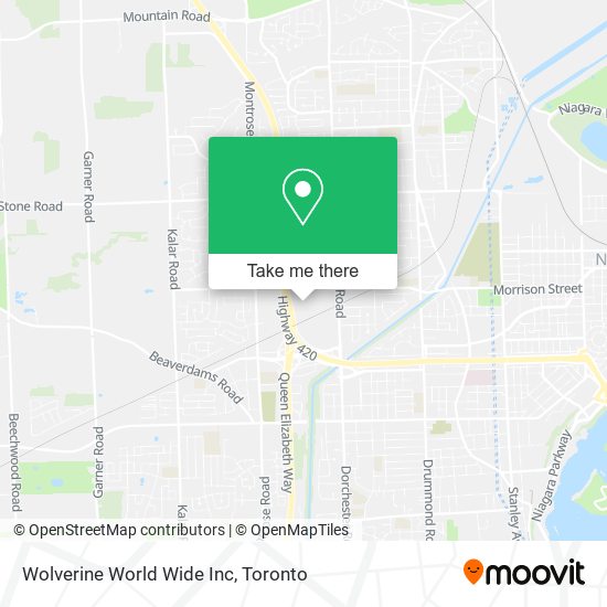 Wolverine World Wide Inc map