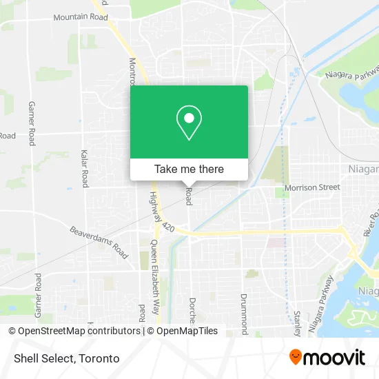 Shell Select map