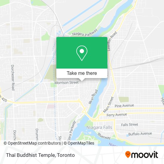 Thaï Buddhist Temple map