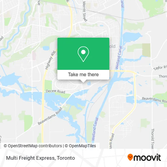 Multi Freight Express map