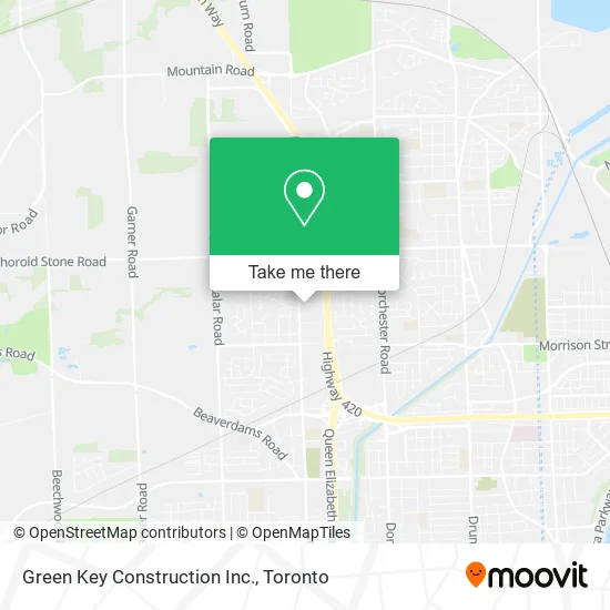 Green Key Construction Inc. map