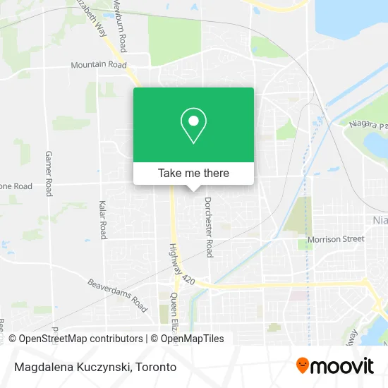 Magdalena Kuczynski map