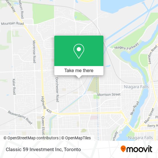Classic 59 Investment Inc map