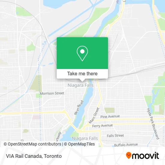 VIA Rail Canada map
