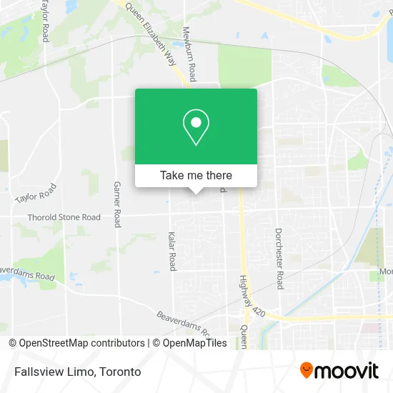 Fallsview Limo map