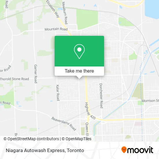 Niagara Autowash Express map