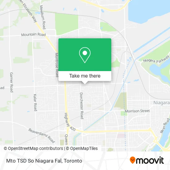 Mto TSD So Niagara Fal map