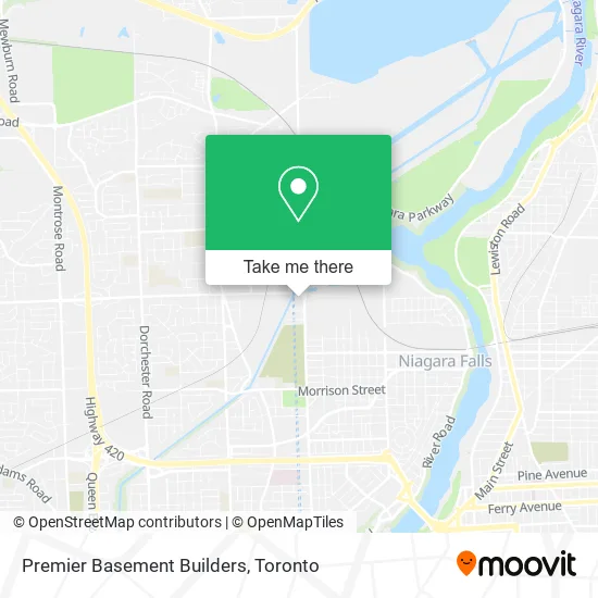 Premier Basement Builders map