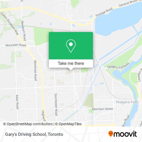 Gary's Driving School map