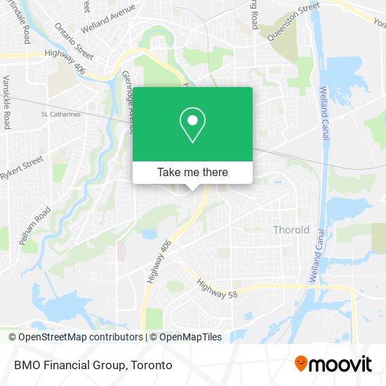 BMO Financial Group map