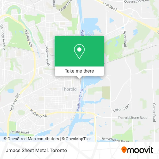 Jmacs Sheet Metal map