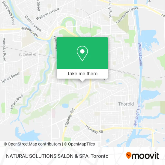 NATURAL SOLUTIONS SALON & SPA map