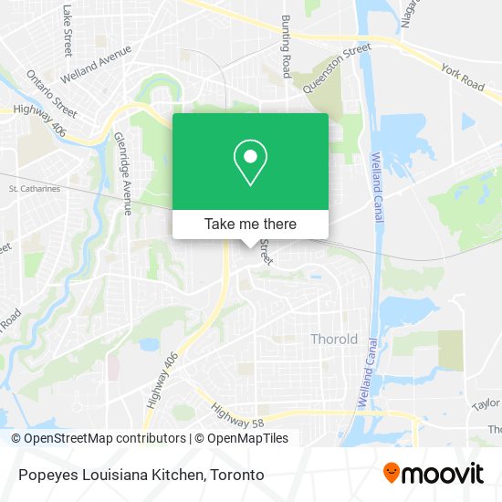 Popeyes Louisiana Kitchen map