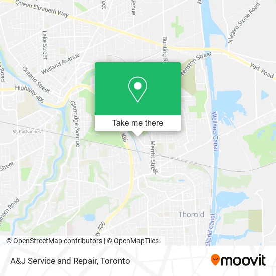 A&J Service and Repair map