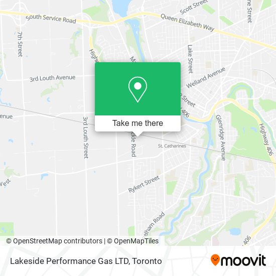 Lakeside Performance Gas LTD map