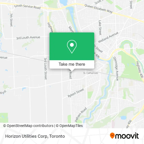 Horizon Utilities Corp map