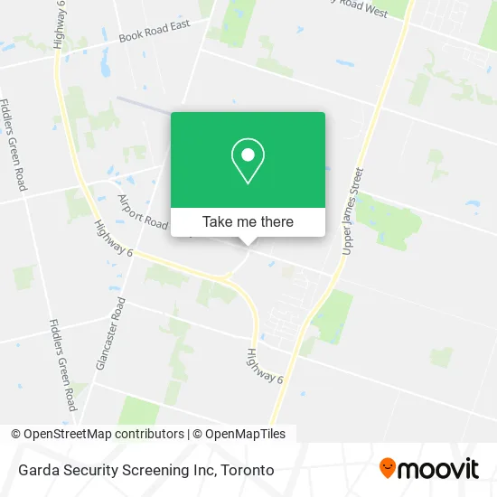 Garda Security Screening Inc map