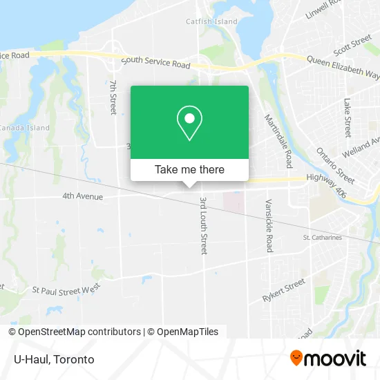U-Haul map