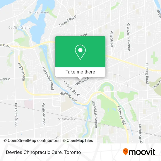 Devries Chiropractic Care map