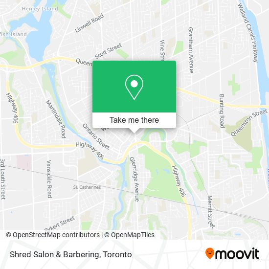 Shred Salon & Barbering map