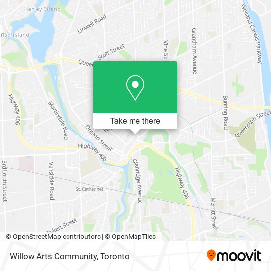 Willow Arts Community map