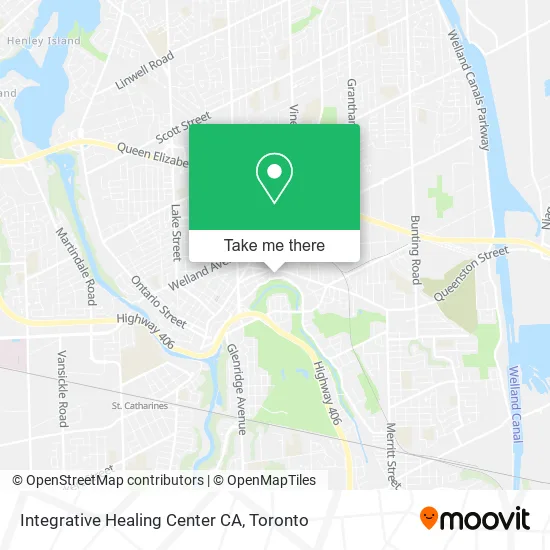 Integrative Healing Center CA map