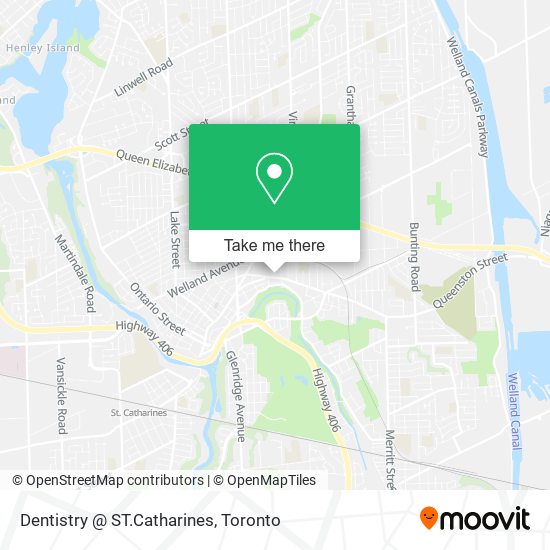 Dentistry @ ST.Catharines map