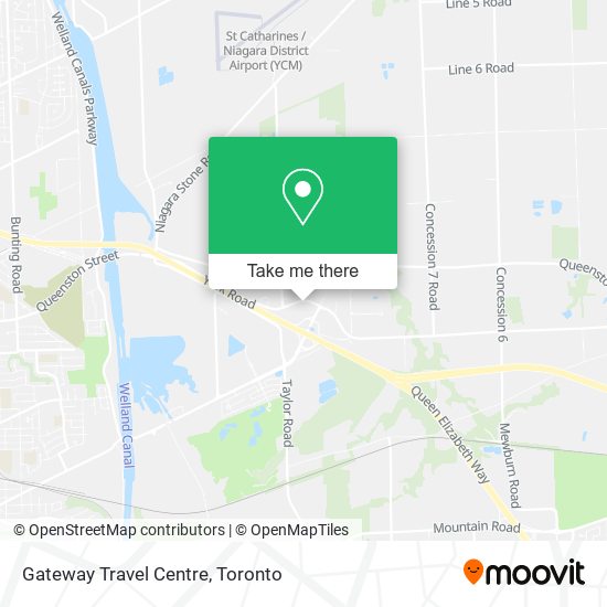 Gateway Travel Centre map