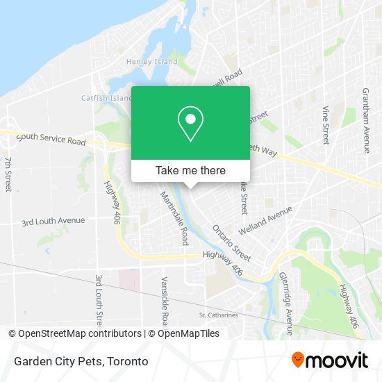 Garden City Pets map