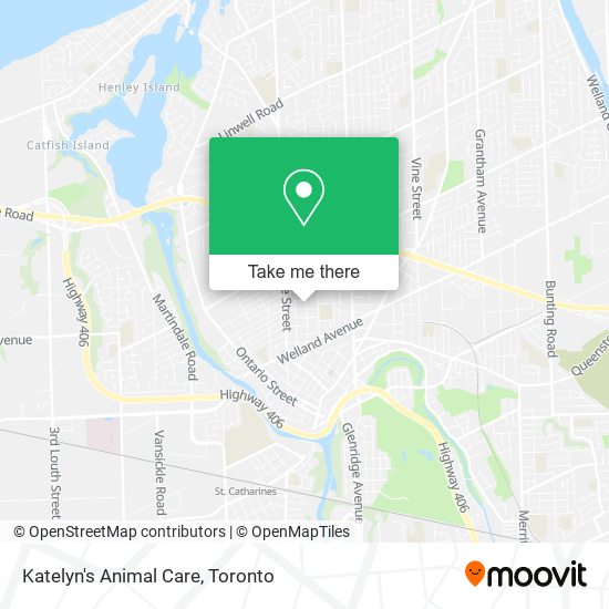 Katelyn's Animal Care map