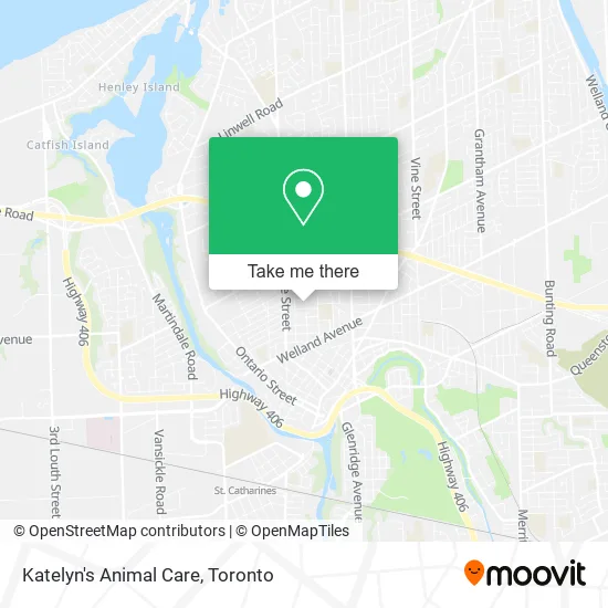 Katelyn's Animal Care map