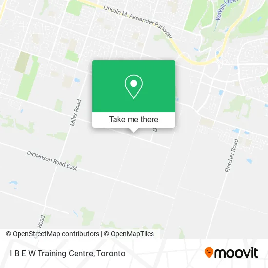 I B E W Training Centre map