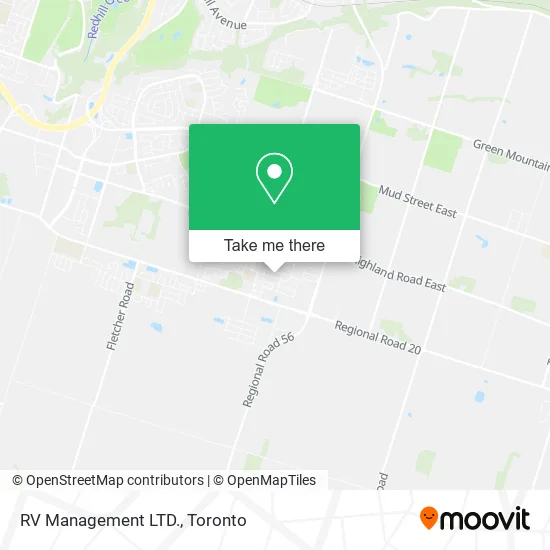 RV Management LTD. map