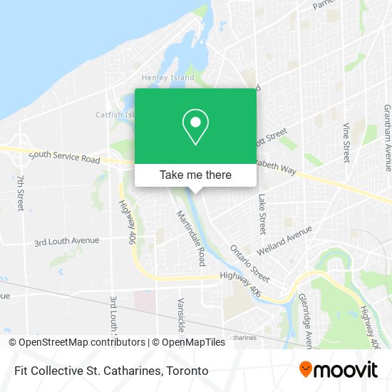 Fit Collective St. Catharines map