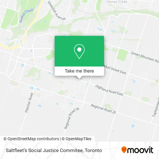 Saltfleet's Social Justice Commitee map