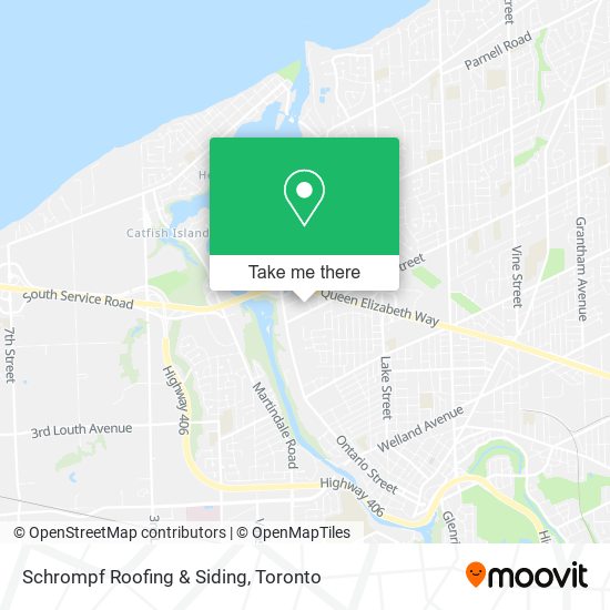 Schrompf Roofing & Siding map