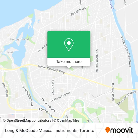Long & McQuade Musical Instruments map