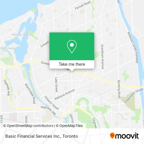 Basic Financial Services Inc. map