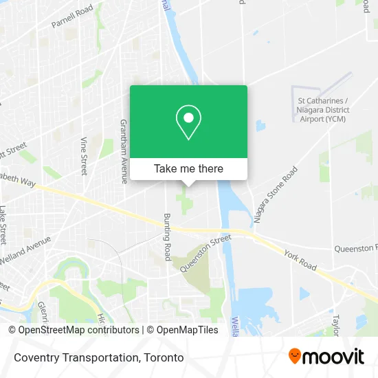 Coventry Transportation map