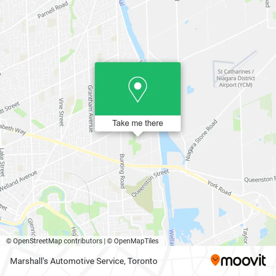 Marshall's Automotive Service map