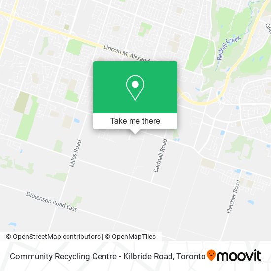 Community Recycling Centre - Kilbride Road map