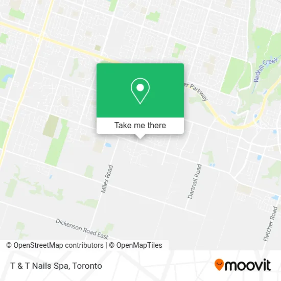 T & T Nails Spa map